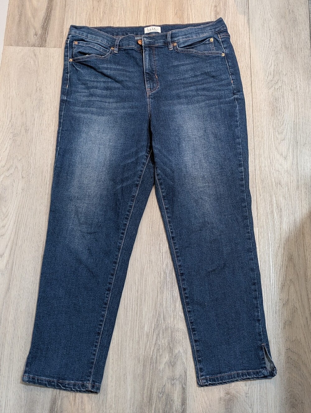 Nicole Miller New York High‑Rise Blue Denim Jeans - Women’s Size 14